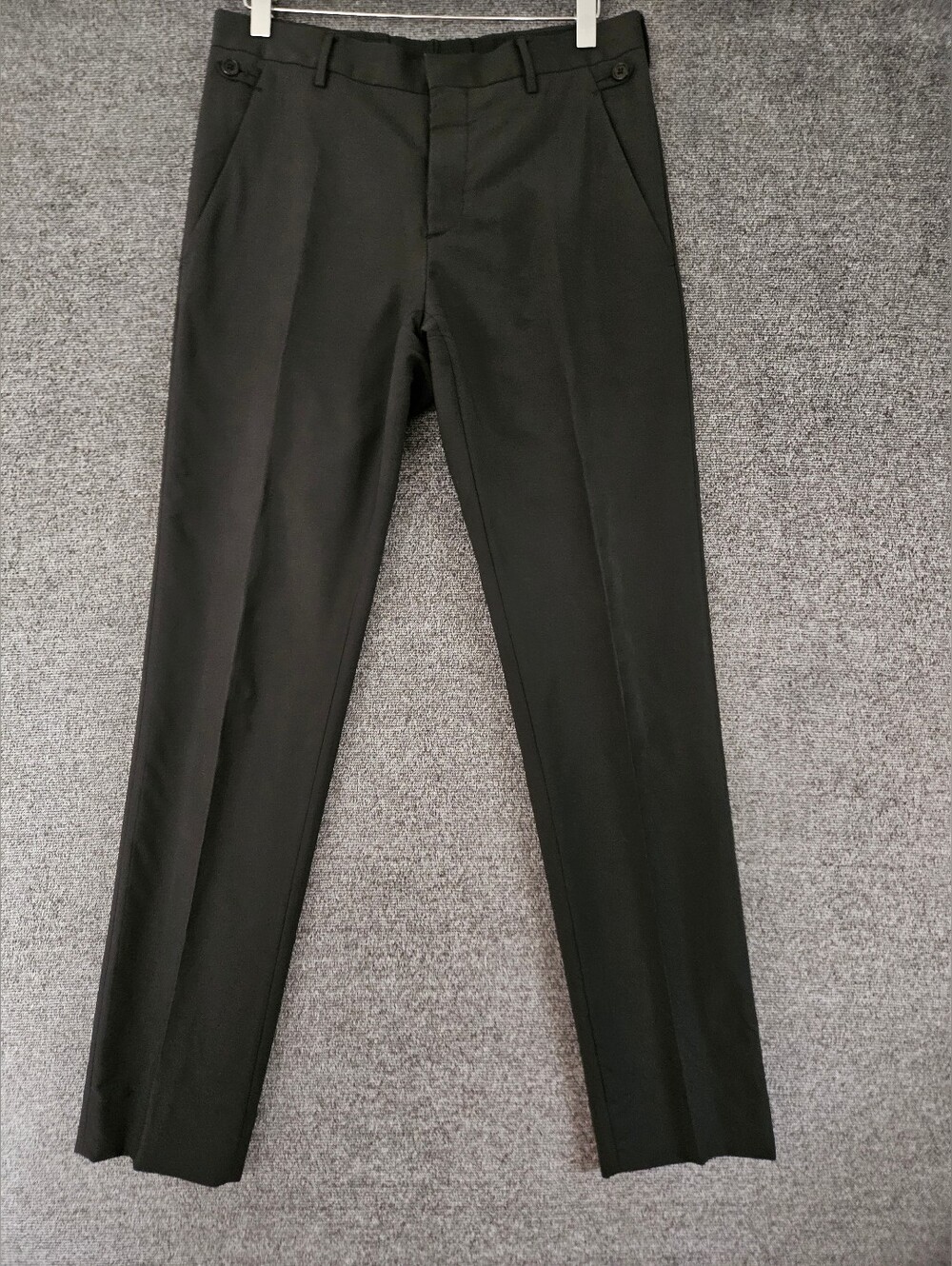 PRADA Milano Virgin Wool Mohair Tailored Slim Dress Pants Trousers 46 US 30